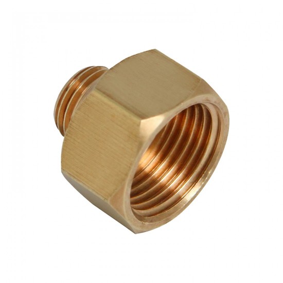 Pirinç Nipel G ½''D - G ¼''E (Dişi–Erkek Redüksiyon Bağlantı)