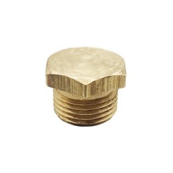 Pirinç 3/8'' Alyan Başlı Kör Tapa