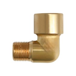 3/8'' Erkek - 3/8'' Dişi Kuyruklu Dirsek 